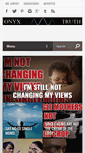 Mobile Screenshot of onyxtruth.com